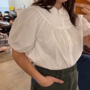 NWT J Crew peasant blouse!
